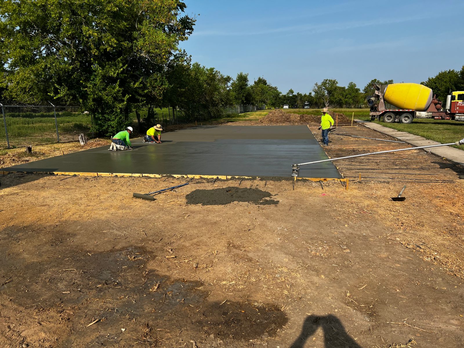 Concrete work by All Aboard Contractors